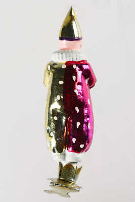 Ёлочная игрушка «Мальчик в маскарадном костюме» (на прищепке). СССР, 1950-е.